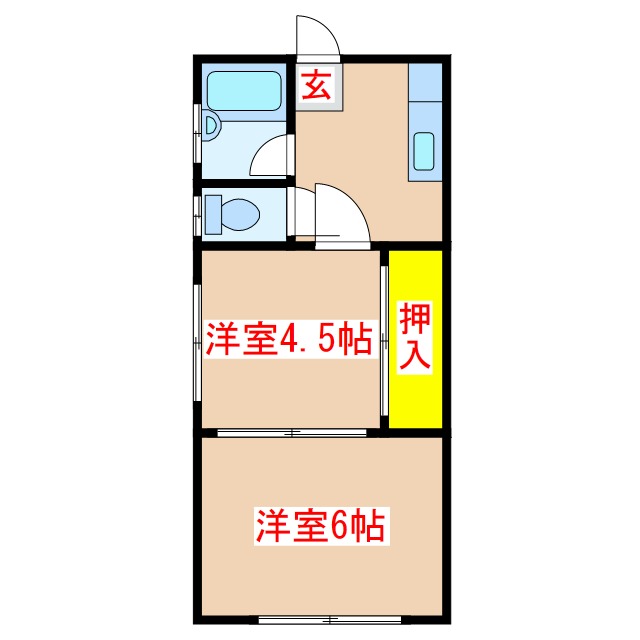 大崎アパートの間取り