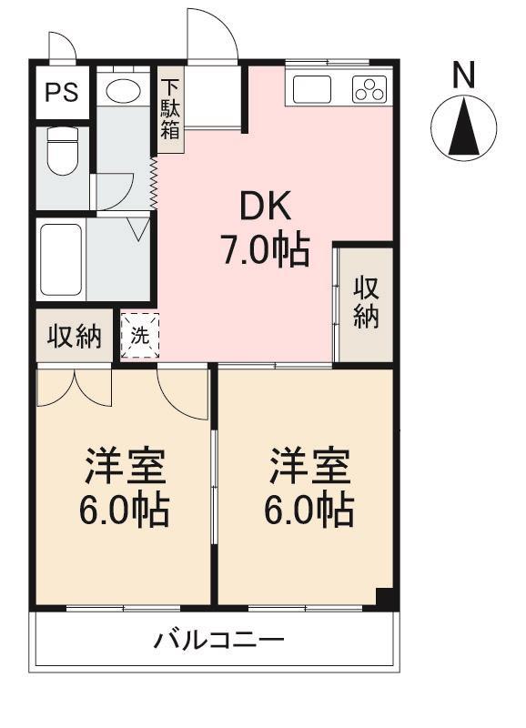 フィラント長尾Ｓの間取り