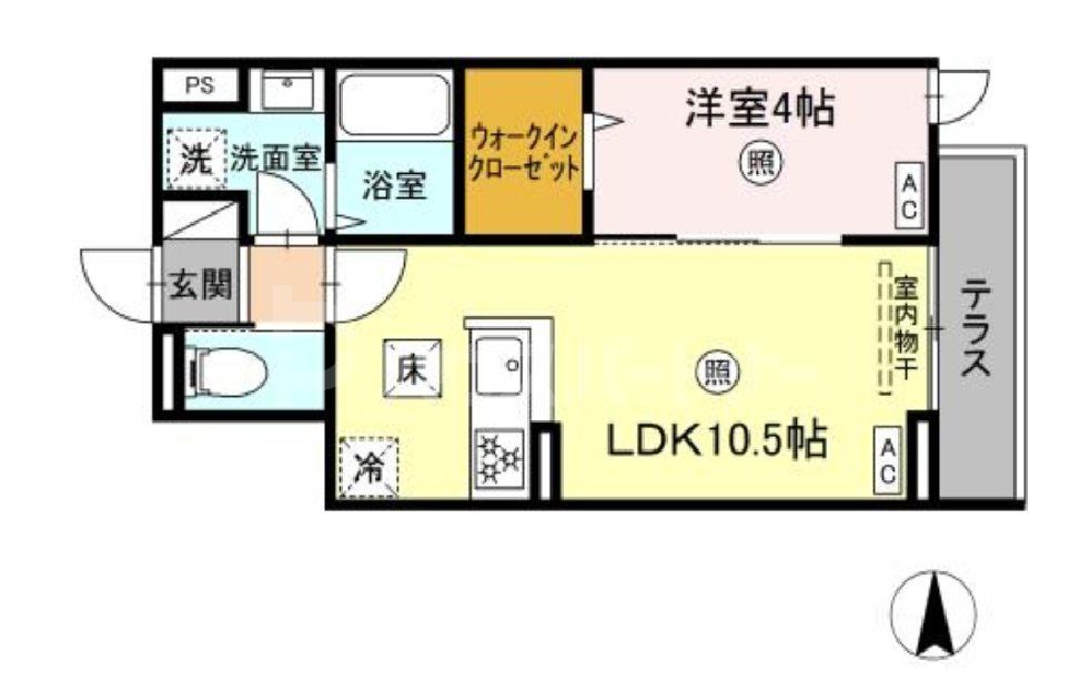 グラナーデ西保木間の間取り