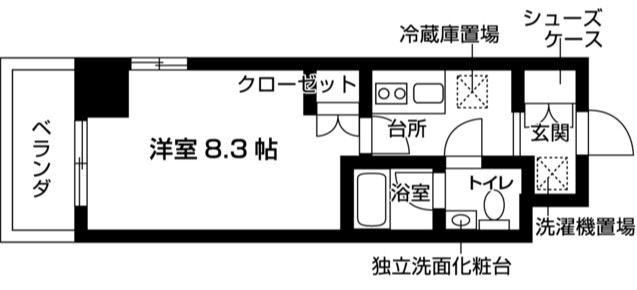 クローバーハイムIIの間取り