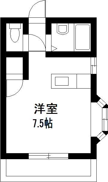 オクトワール宮崎西の間取り