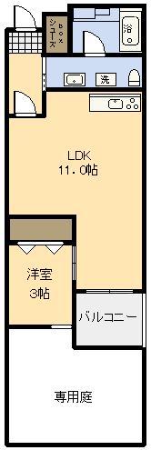 Ａｐａｒｔｍｅｎｔ　結の間取り