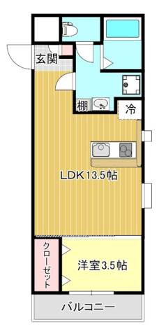 リファレンス敷戸IIの間取り