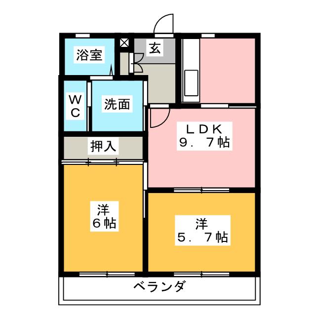 グレースヒルズの間取り