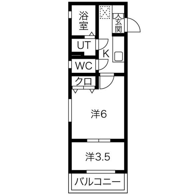 AXIA亀島の間取り