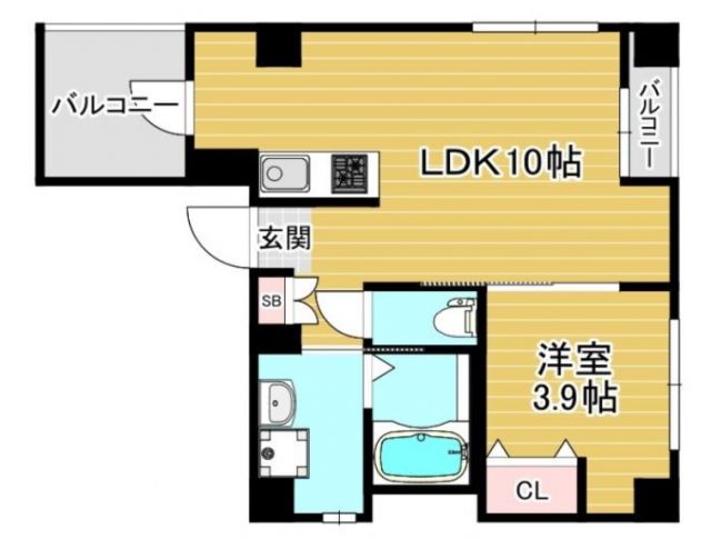 SDグランツ神戸西元町の間取り