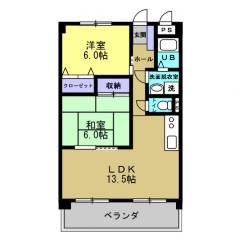 ラビアンローズの間取り