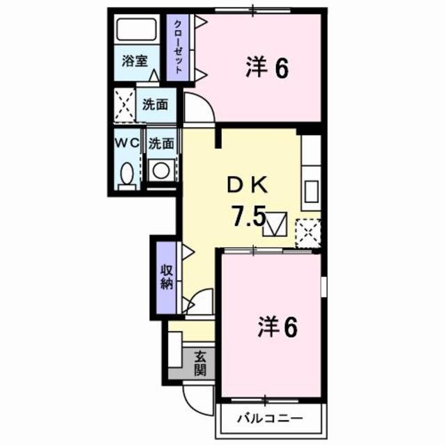 ニューグランツIIの間取り