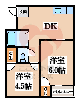 プレアール材木町の間取り