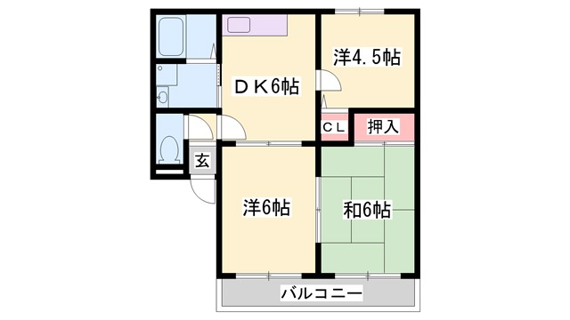 エスポワール　Aの間取り