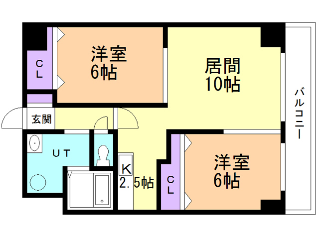 クリーンコンフォートの間取り