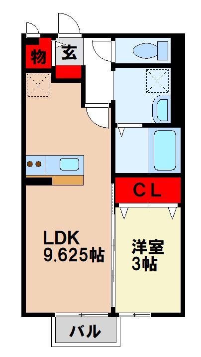 アモーレ五条の間取り