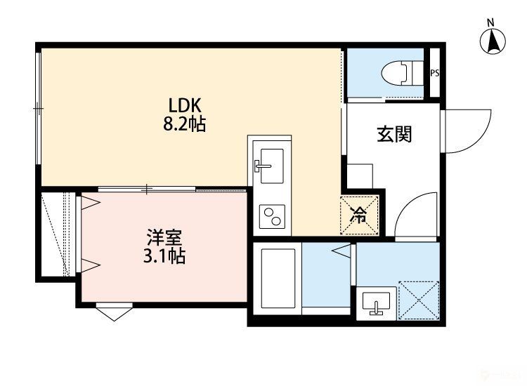 robot home 千住緑町IIの間取り