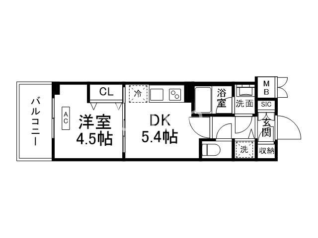 ベラジオ雅び西大路高辻の間取り