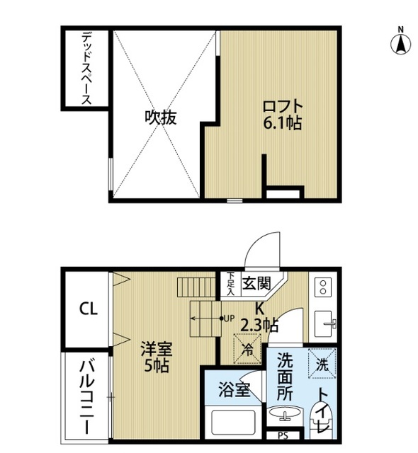 シャンティ北余部の間取り