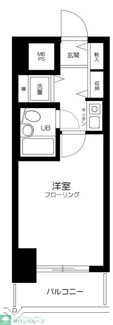 板橋区小豆沢のマンションの間取り