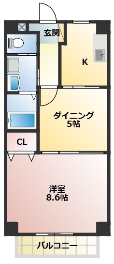 Deux pontIIの間取り