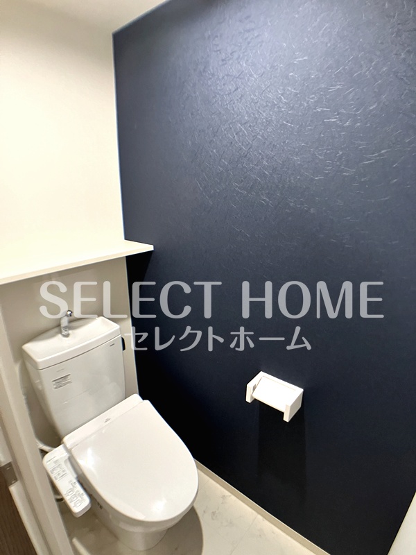 トイレ　ゆったりとした空間のトイレです