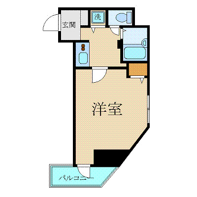 カスタリア新宿の間取り