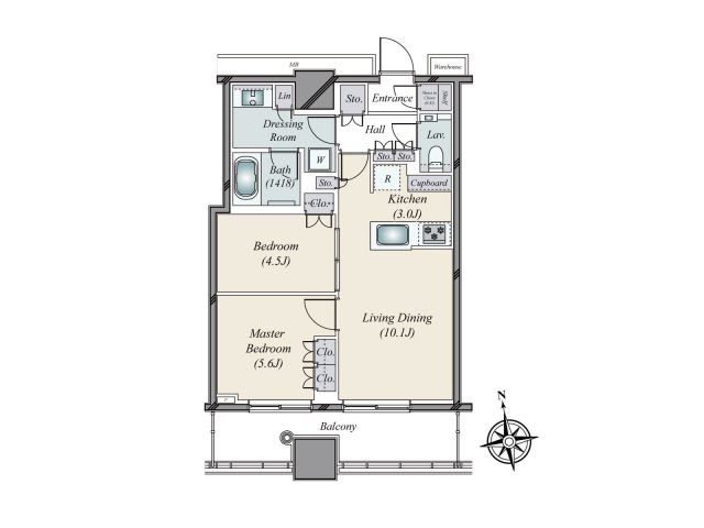 ＷＯＲＬＤ　ＴＯＷＥＲ　ＲＥＳＩＤＥＮＣＥの間取り