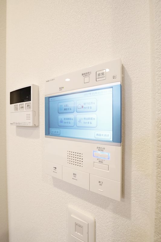 セキュリティ　オートロック　モニター付きインターホン