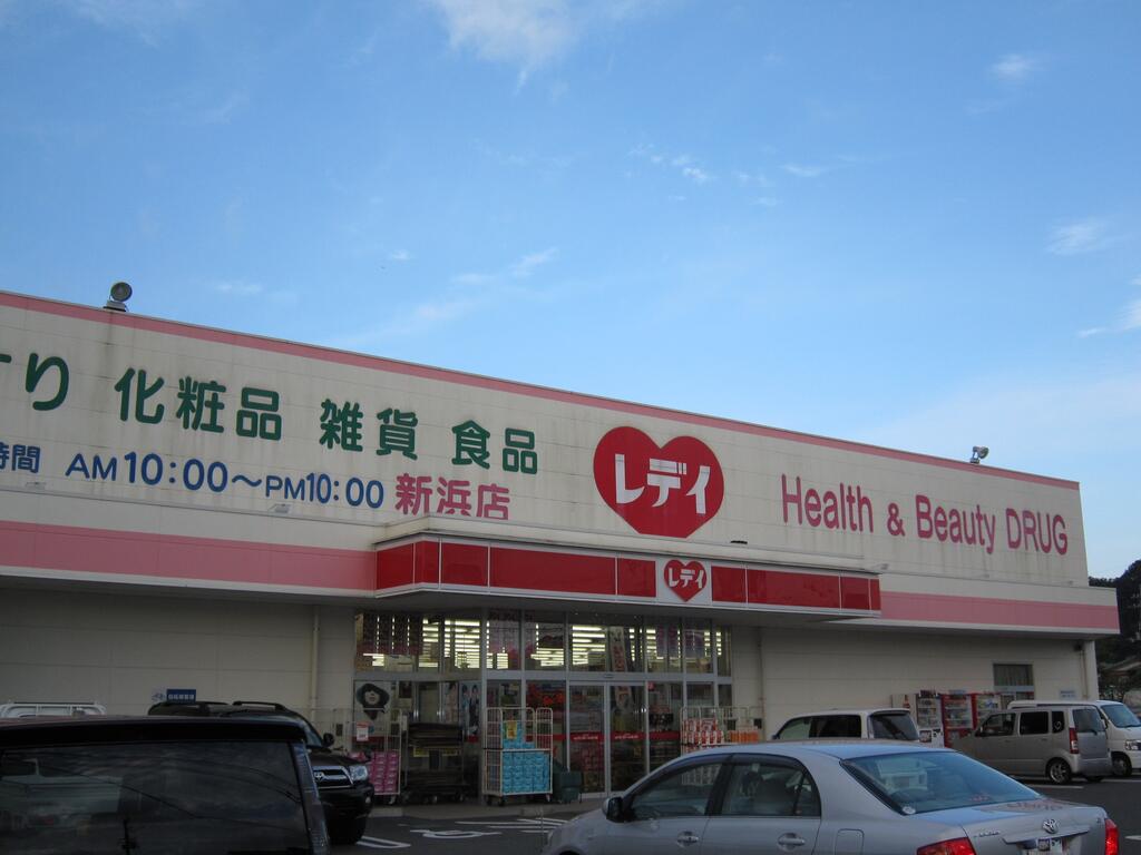 ドラックストア　くすりのレデイ新浜店（ドラッグストア）まで833m