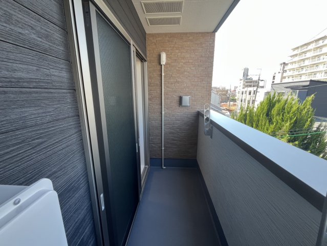 バルコニー　広々としたバルコニーです