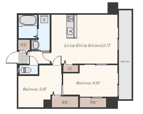 フォレストテラスの間取り