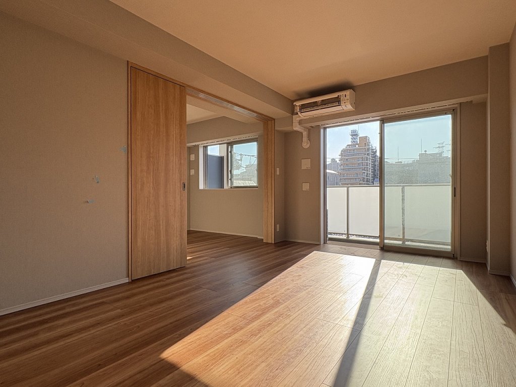 居室・リビング　前面棟の影響なく日当り良好