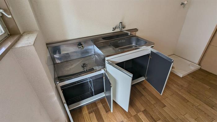 キッチン　白を基調としたキッチンです♪