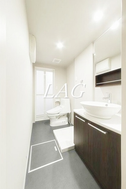 洗面設備　洗面台です。