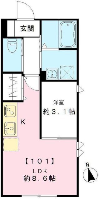 プライム パナ Tanakaの間取り写真