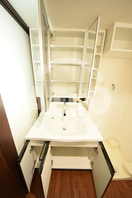 洗面設備　RJR堺筋本町タワー　洗面所