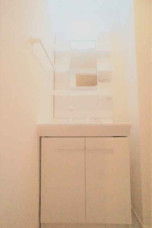 洗面設備　広い洗面スペース