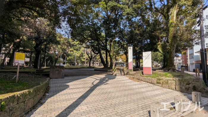 公園　平田公園(平田靱負屋敷跡)（公園）まで350m
