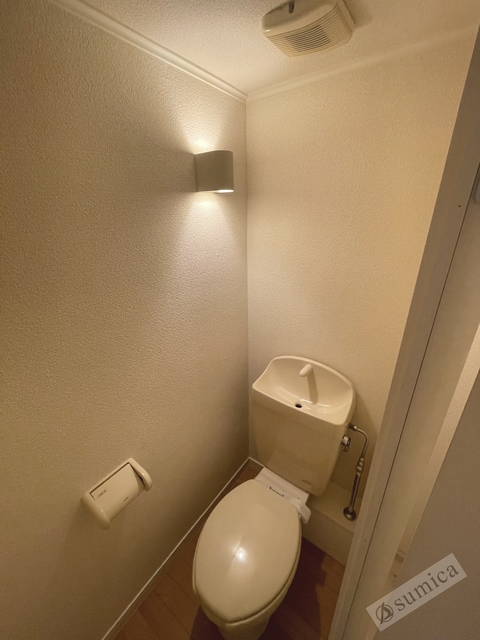 トイレ　この空間なんだか落ち着きます。清潔感のあるトイレです。