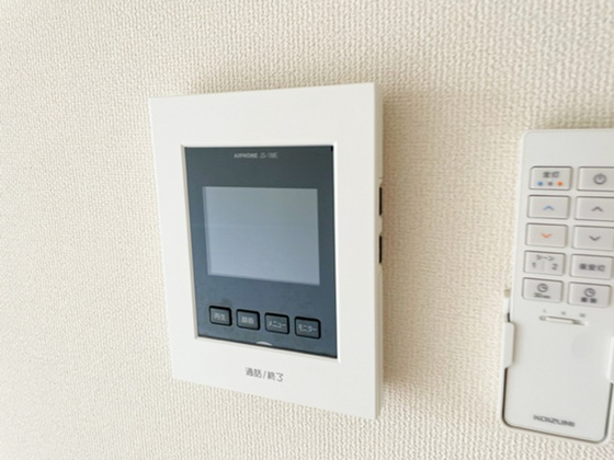 セキュリティ　※別部屋の写真です