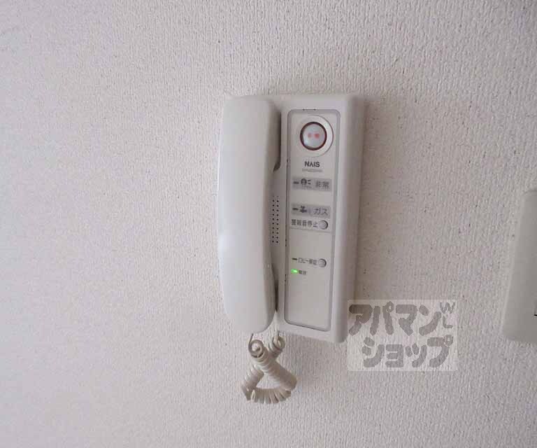 セキュリティ　電話型インターホンです