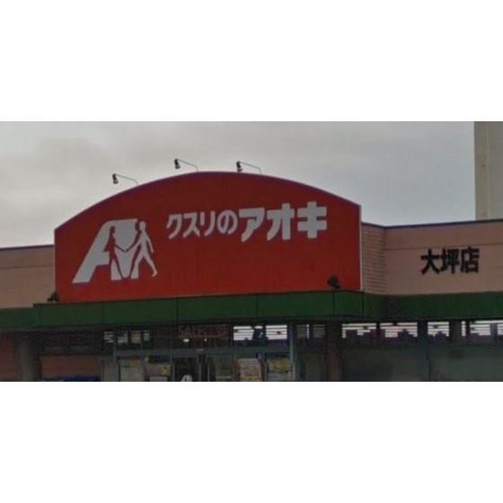 ドラックストア　クスリのアオキ大坪店（ドラッグストア）まで510m