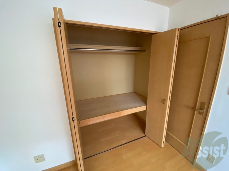 収納　クローゼットがありました。お洋服や荷物はここへ