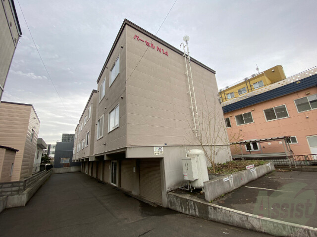 建物外観　札幌市中央区北１４条西「パーセルＮ１４」