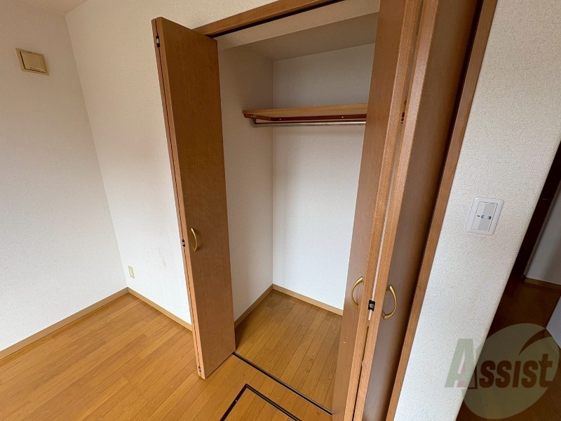 収納　クローゼットがありました。お洋服や荷物はここへ
