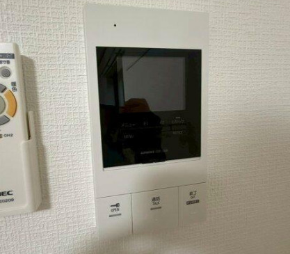 セキュリティ　モニター付きインターホンです