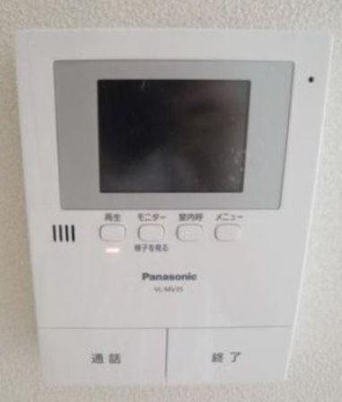 セキュリティ　訪問者の顔を確認できるTVモニタインターホン♪