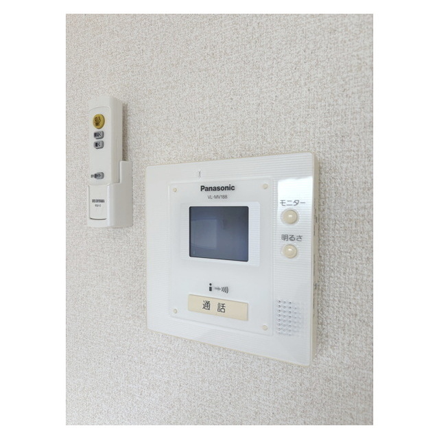 セキュリティ　突然の来客にも安心ですね
