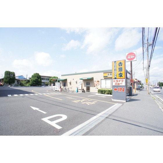 飲食店　吉野家１２３号線茨城大学前店（飲食店）まで520m
