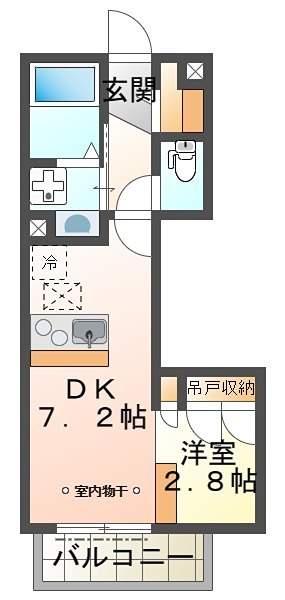 KRAFT BLDG Vの間取り写真