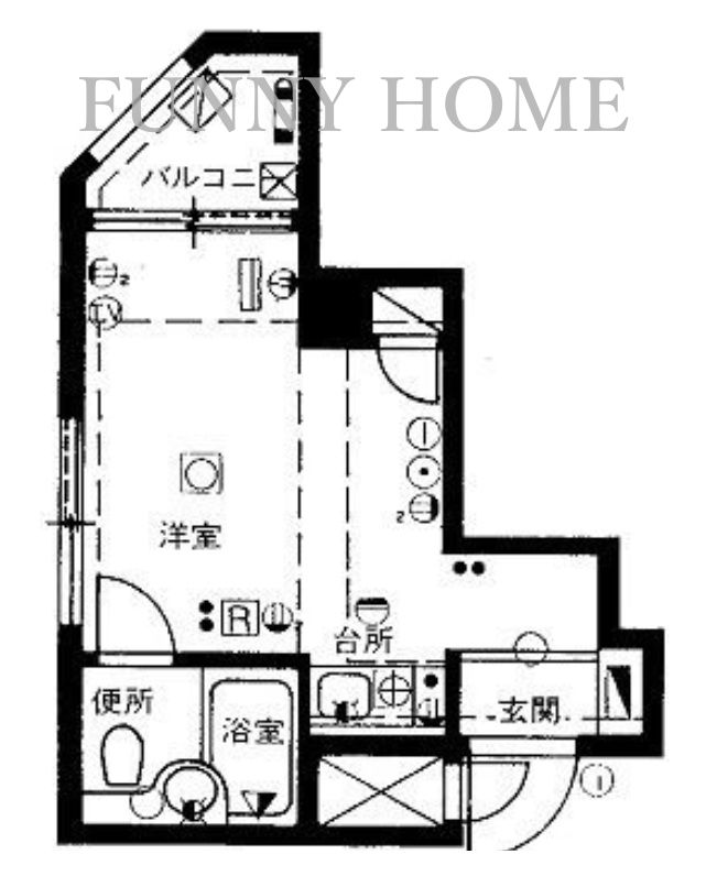 ルナパーク三軒茶屋の間取り写真