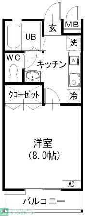 ブルージェ・アベ和光Iの間取り写真
