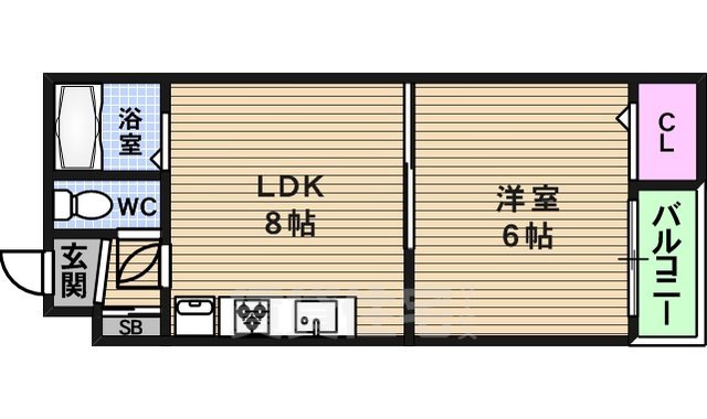 サンプラザ上汐の間取り写真